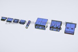 扩展坞8个常用接口3D模型素材下载