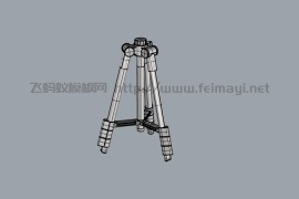 三角架外观模型素材-3D模型下载 