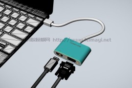 Mini DP多功能转换器.zip-3D模型素材下载 