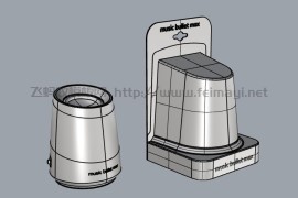 音箱模型(有内部结构)外观模型素材-3D模型下载