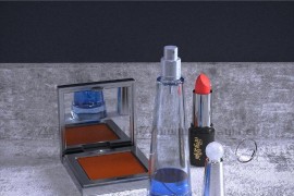 keyshot-化妆品口红场景素材-ksp打包下载