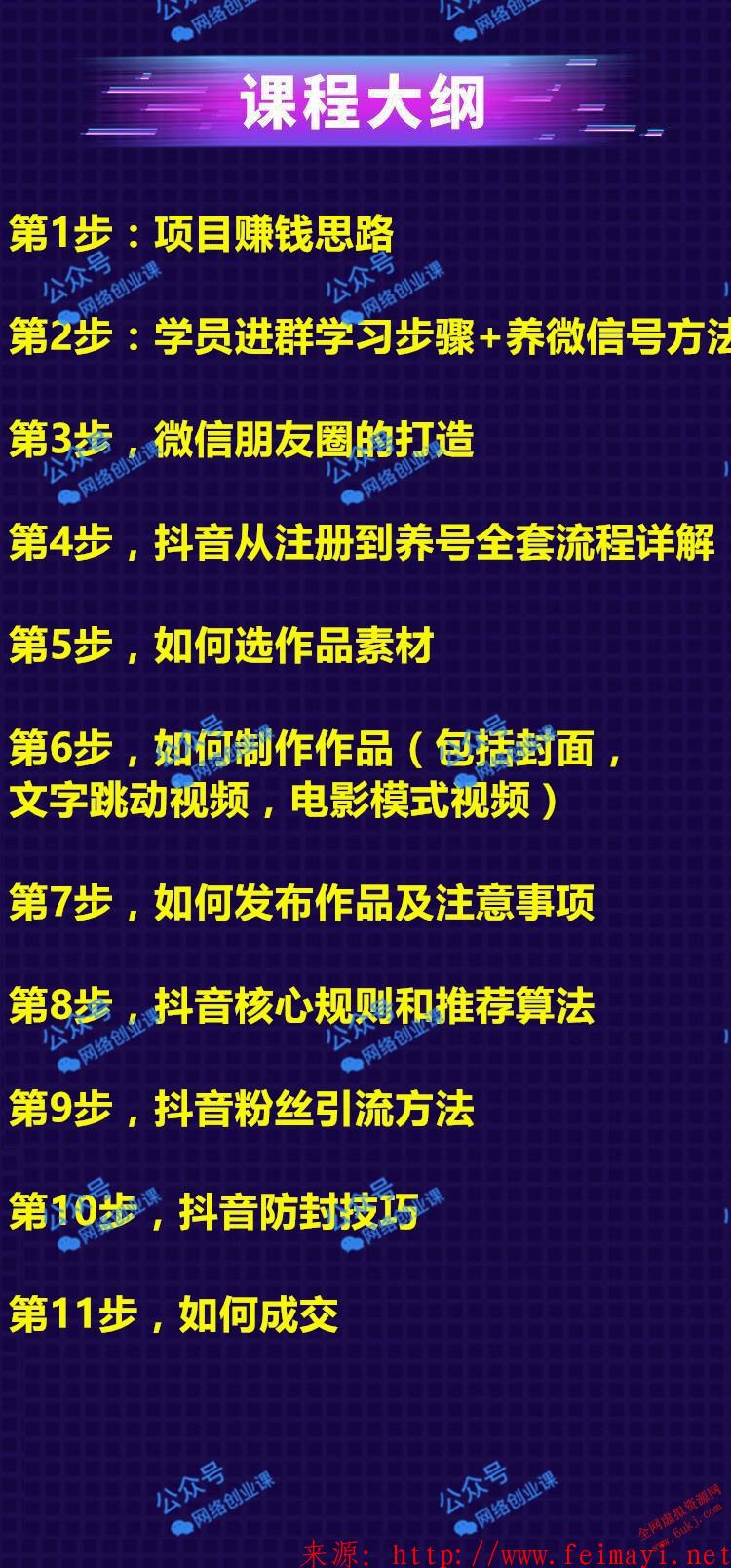 2020抖音热门素材资源矩阵技术+全套课件教程下载